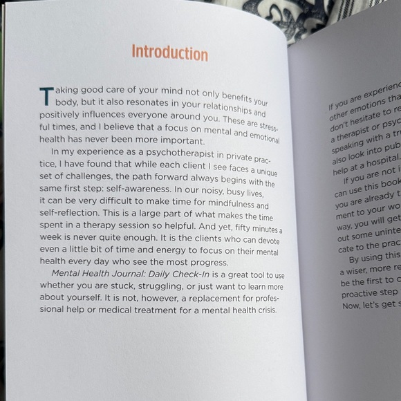 Mental Health Journal Daily Check-In - Orange and Yellow - Picture 13 of 16